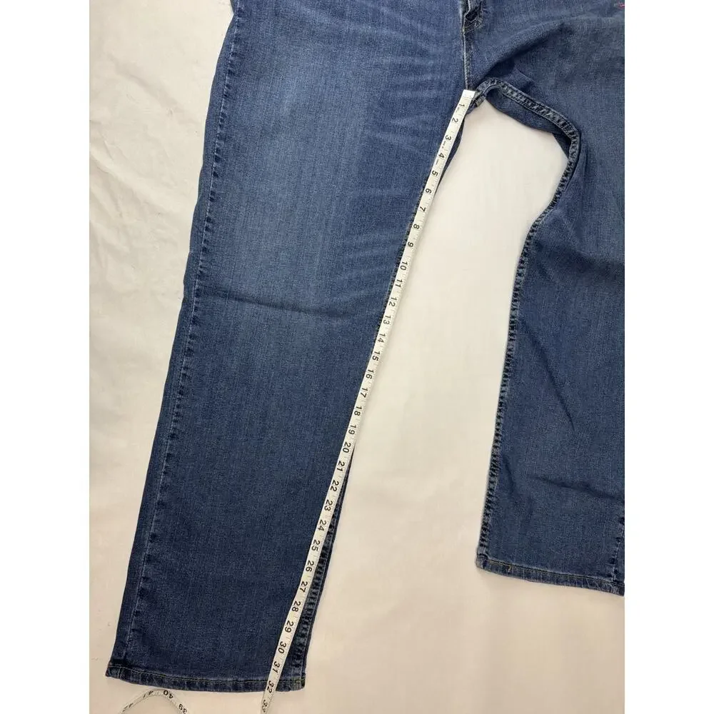 NWT Levi's 559 Relaxed Straight Jeans Blue Medium Wash Baggy Men 42 * 32